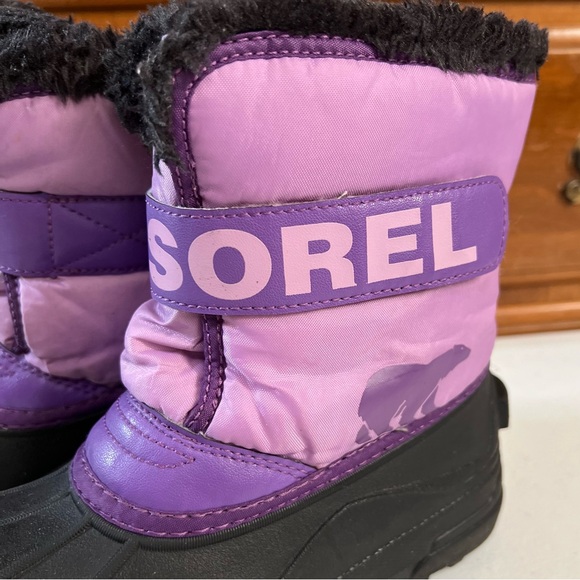 Sorel Kids' Purple and Black Winter Boots - Picture 9 of 11